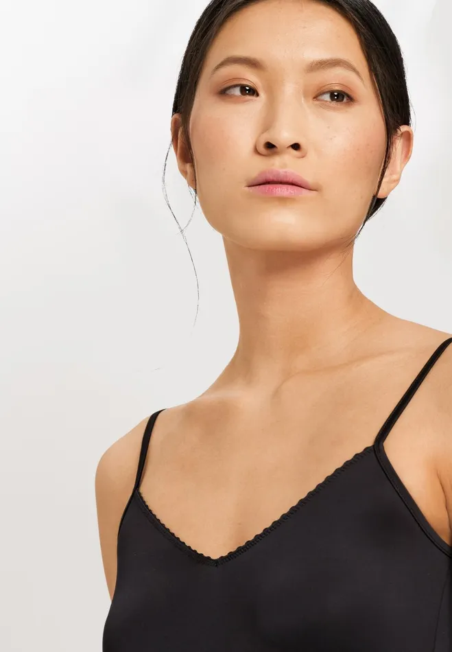 VNeck Camisole Black Women HANRO Camisoles