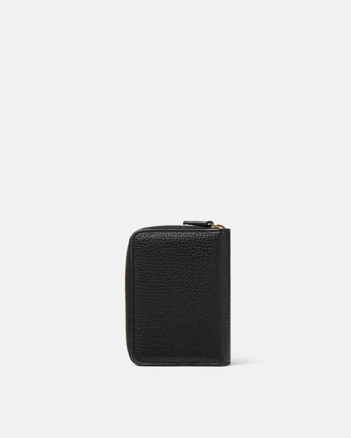 Wallets Men Versace Myth Zip Wallet Blackgold