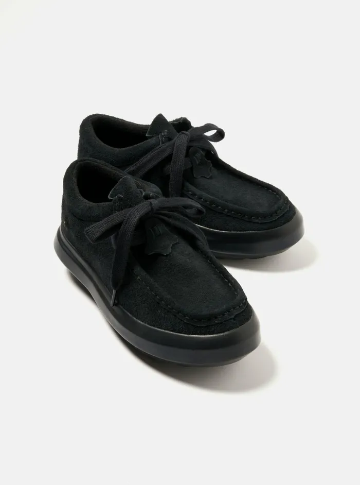 Wander FD08 In Black Hairy Suede Men Universal Works Footwear