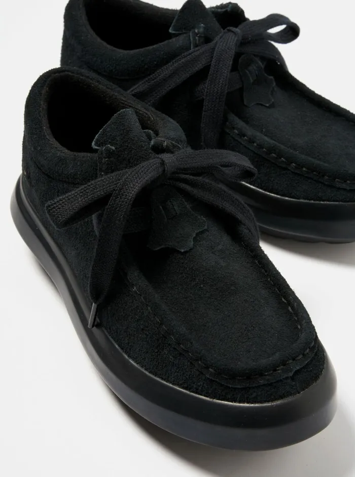 Wander FD08 In Black Hairy Suede Men Universal Works Footwear