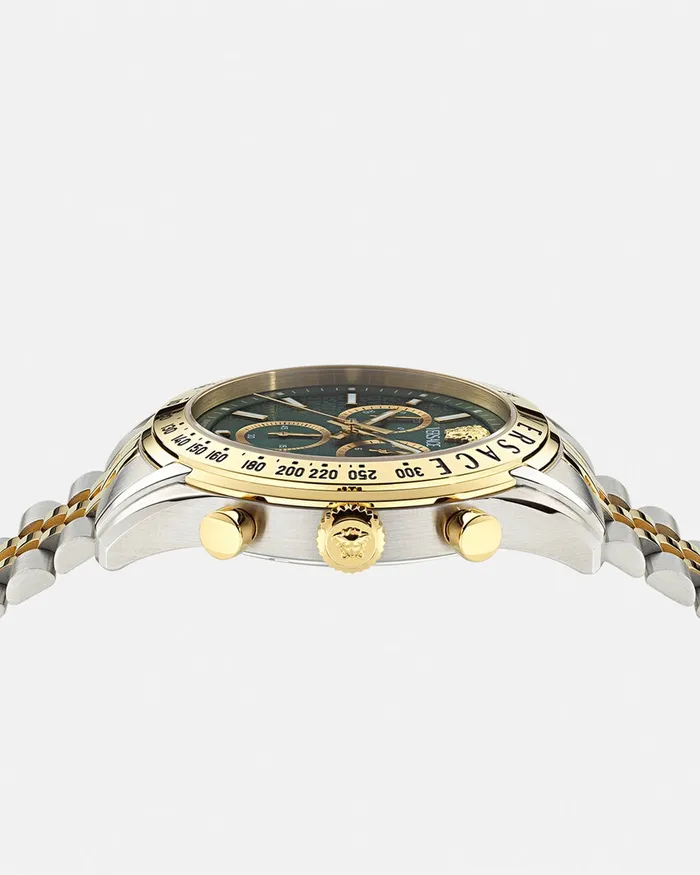 Watches Men Versace Chrono Master Watch Greengold