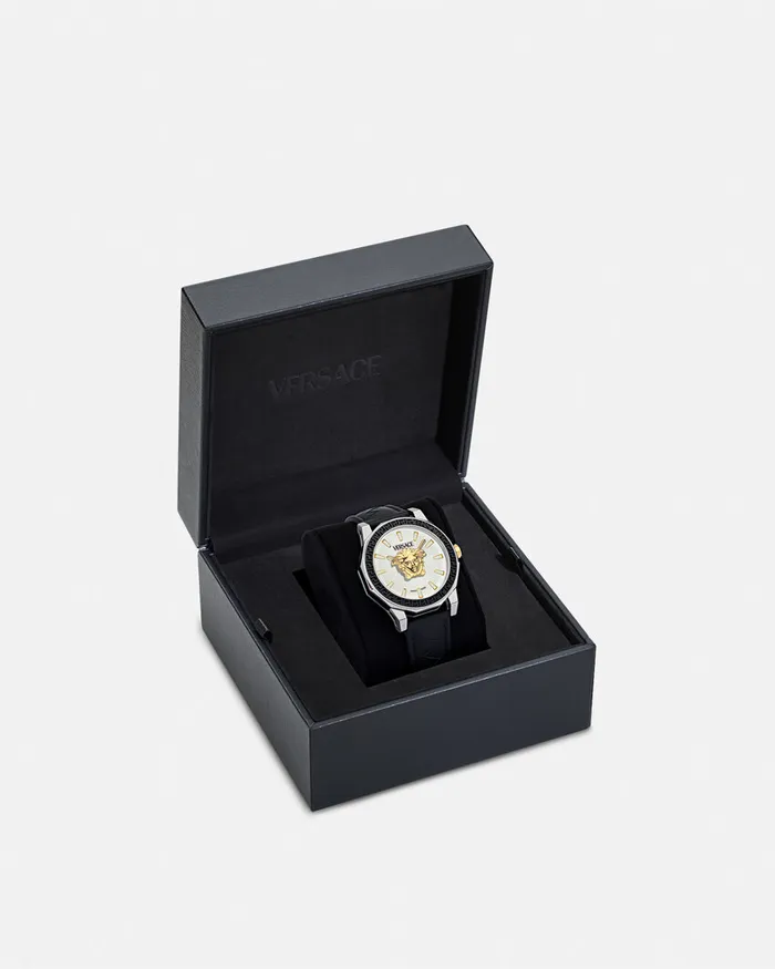 Watches Men Versace Medusa Deco Watch Blackwhite