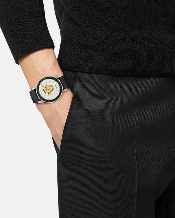 Watches Men Versace Medusa Deco Watch Blackwhite