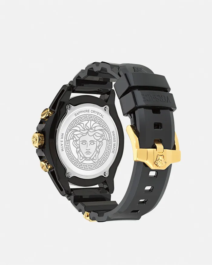 Watches WomenMen Versace Icon Active Watch Black
