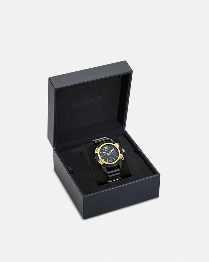Watches WomenMen Versace Icon Active Watch Black