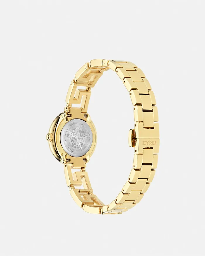 Watches Women Versace Greca Goddess Precious Diamond Watch Gold