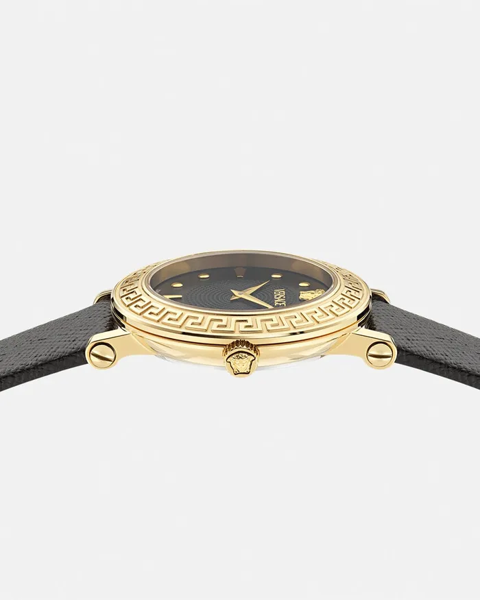 Watches Women Versace Greca Sphere Watch Black