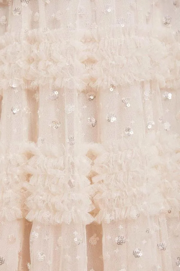 WeddingKIDSWomen Needle and Thread Vivian VNeck Gown Champagne WeddingKIDSWomen Needle and Thread Vivian VNeck Gown Champagne