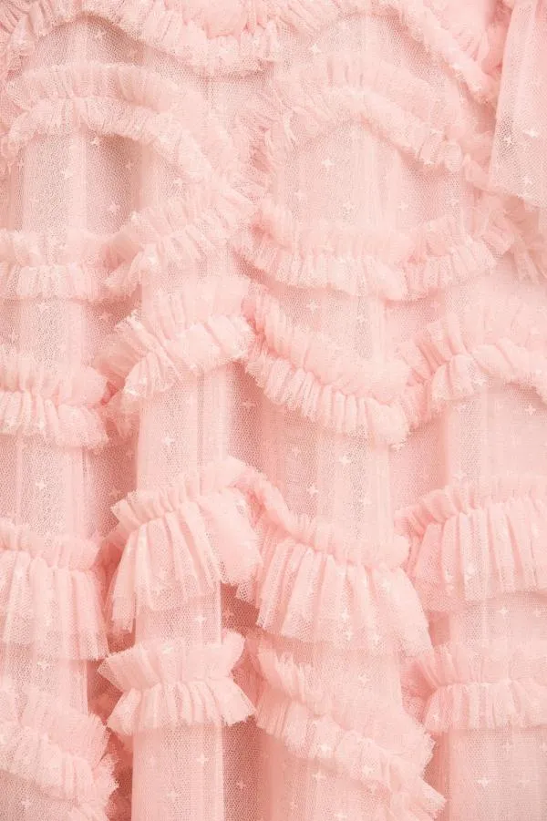 WeddingWomen Needle and Thread Bronte OffShoulder Ballerina Dress Pink