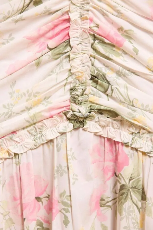 WeddingWomen Needle and Thread Rose Ellen Crepe Short Sleeve Ballerina Dress Multi WeddingWomen Needle and Thread Rose Ellen Crepe Short Sleeve Ballerina Dress Multi