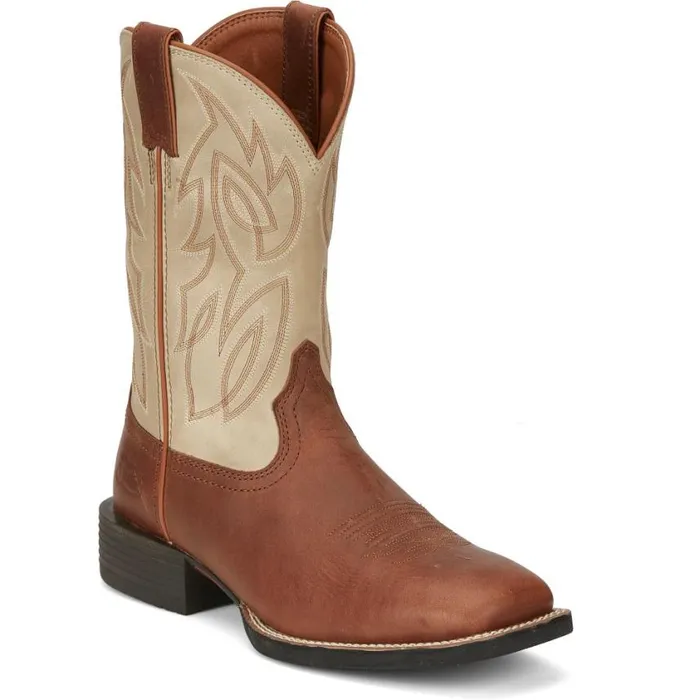 Western Men Justin Boots Canter 11034 Western Boot Whiskey 040brown041