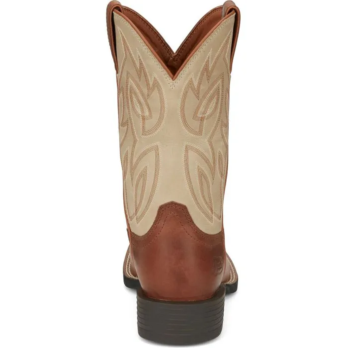 Western Men Justin Boots Canter 11034 Western Boot Whiskey 040brown041