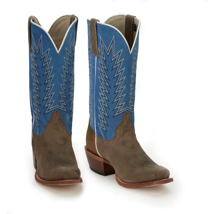 Western Men Justin Boots Ranker 13 Western Boot Steel Grey 040grey041