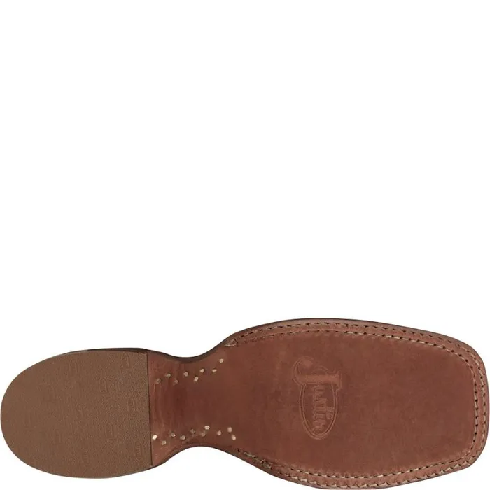 Western Women Justin Boots Dusty 11034 PullOn Western Boot Brown