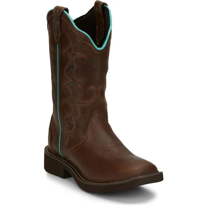 Western Women Justin Boots Raya 12034 Western Boot Brown