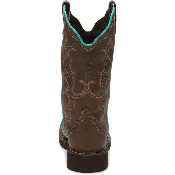 Western Women Justin Boots Raya 12034 Western Boot Brown