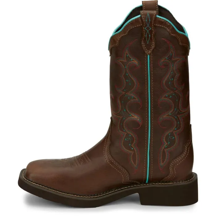 Western Women Justin Boots Raya 12034 Western Boot Brown