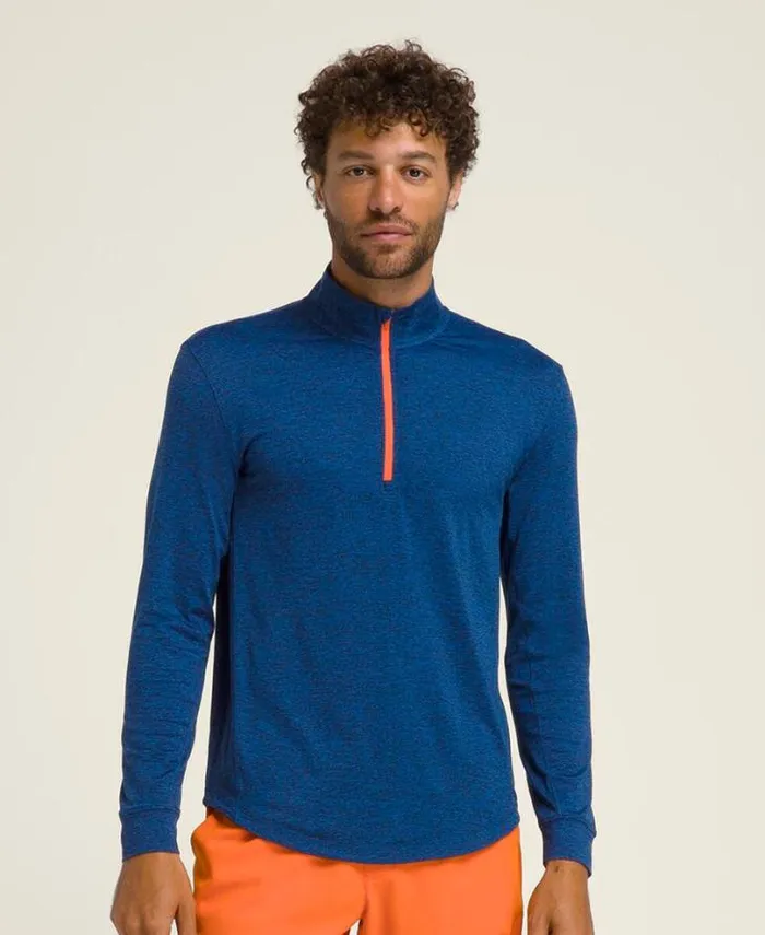 Wilson Outerwear Men Everyday Performance HalfZip 8211 Royal Blue