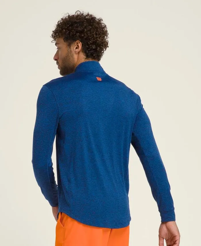 Wilson Outerwear Men Everyday Performance HalfZip 8211 Royal Blue Wilson Outerwear Men Everyday Performance HalfZip 8211 Royal Blue