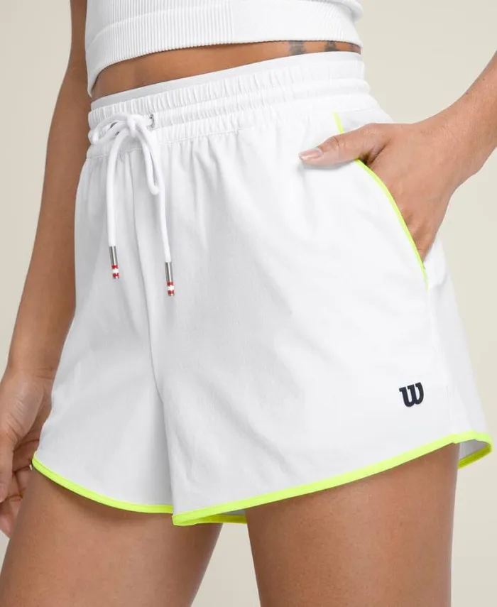 Wilson Shorts Women Bowery Court Short 8211 Bright White