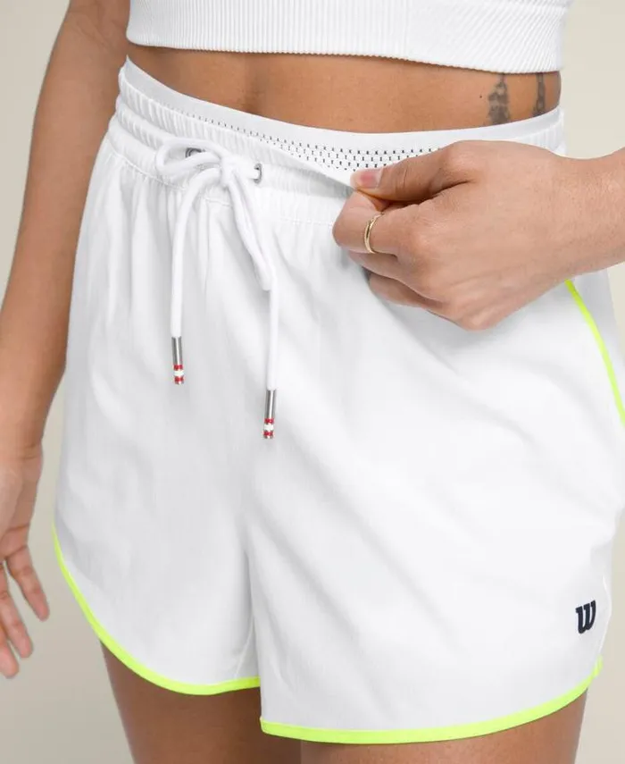 Wilson Shorts Women Bowery Court Short 8211 Bright White