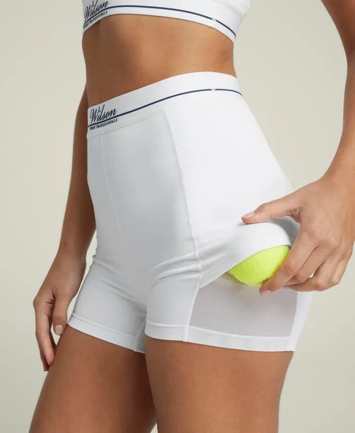 Wilson Shorts Women Tennis Ball Short 8211 Bright White