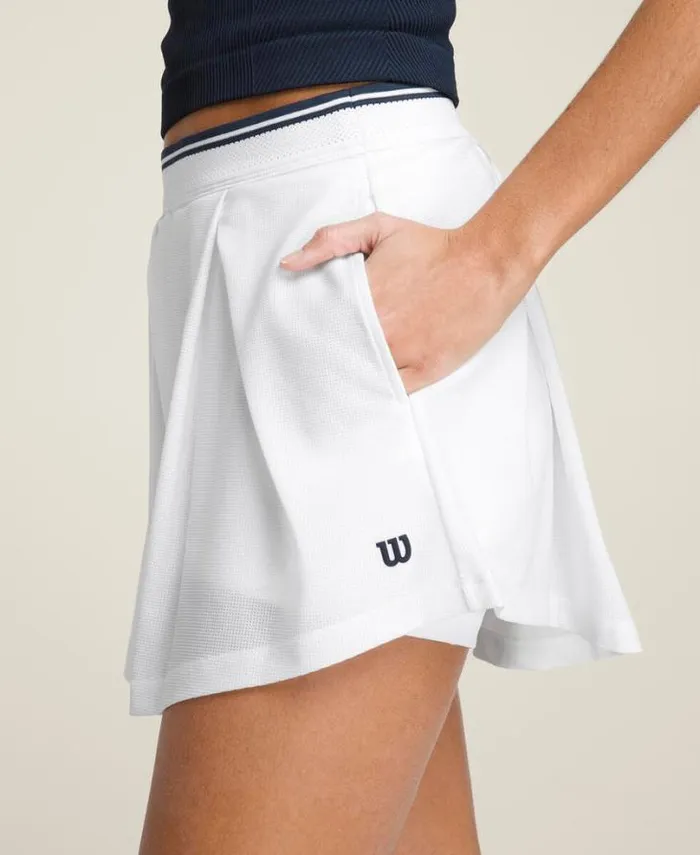 Wilson Skirts Women Breeze Unlined Tennis Skirt 8211 Bright White