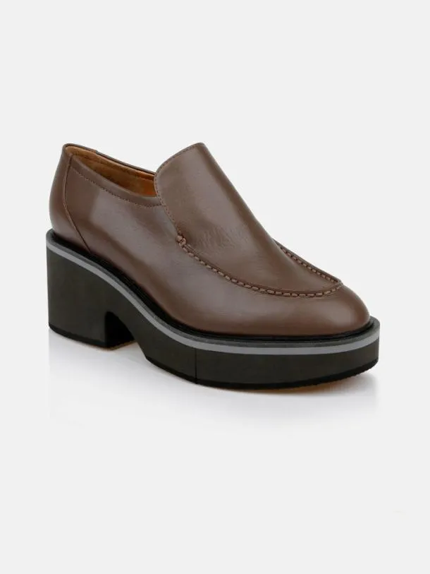 Women ADELE Brown Clergerie Loafers and Moccasins