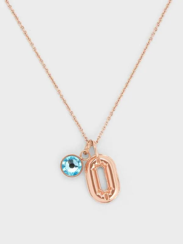 Women Alphabet 039O039 Charm 8211 Rose Gold CHARLES and KEITH Charms