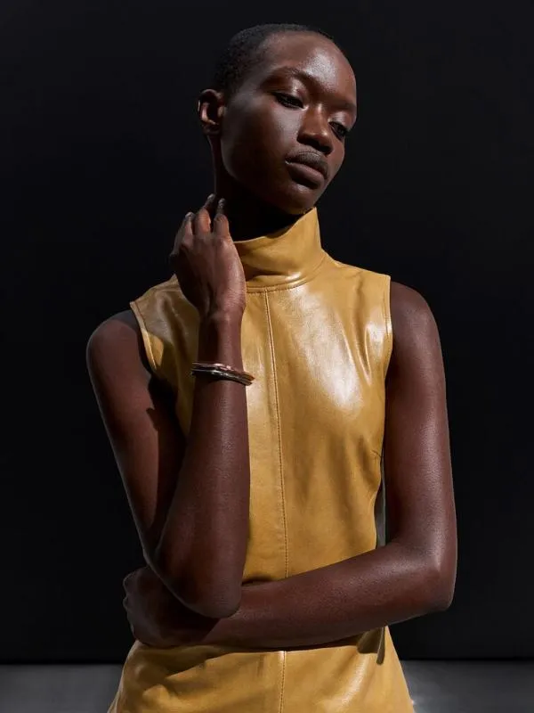 Women Angular Cuff Bracelet 8211 Rose Gold CHARLES and KEITH Bracelets Women Angular Cuff Bracelet 8211 Rose Gold CHARLES and KEITH Bracelets