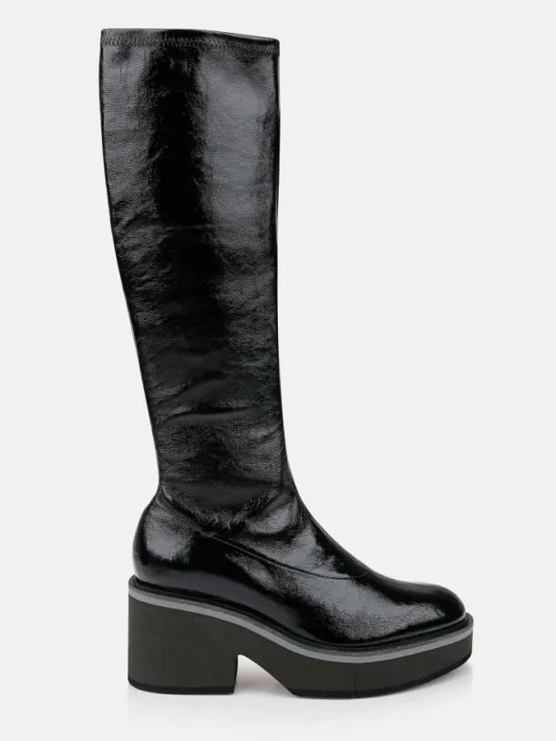 Women ANKI Naplak Stretch Black Clergerie Boots and High Boots
