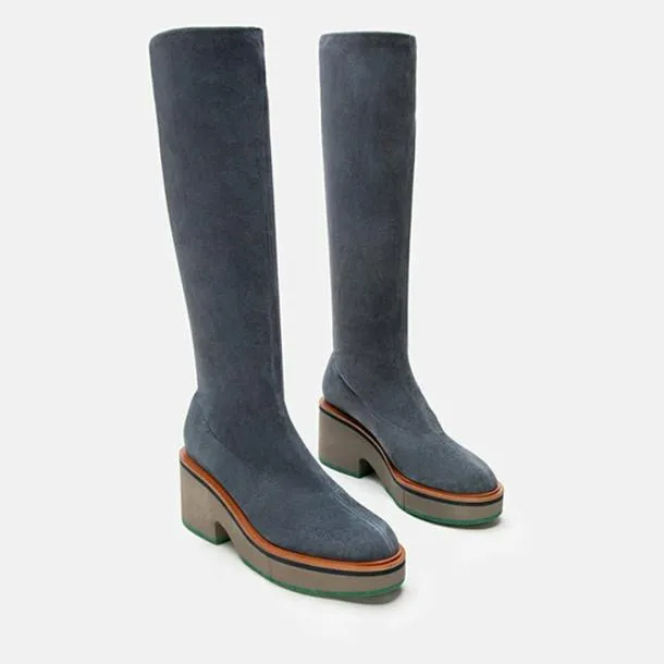 Women ANKI Suede Stretch Mineral Clergerie Boots and High Boots