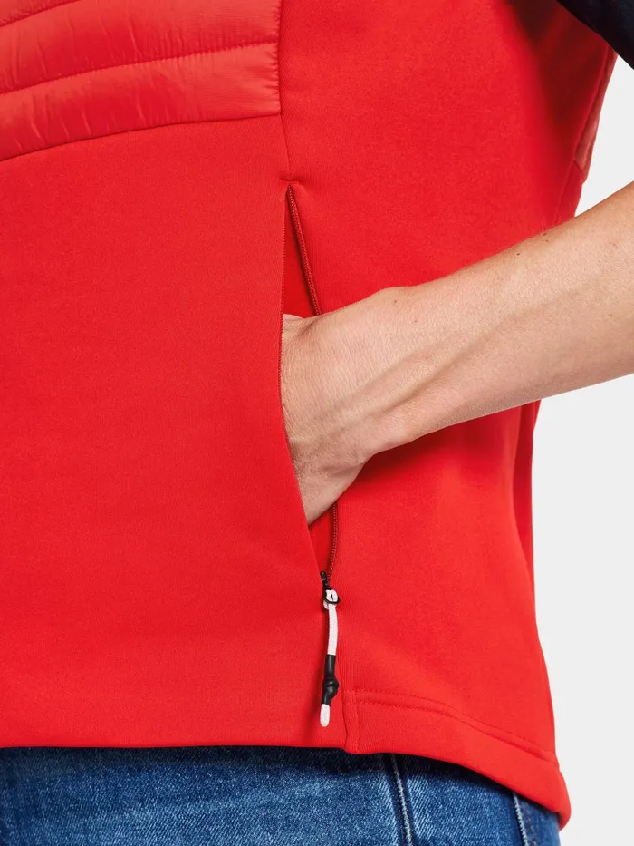 Women Annema Vest Lava Red Didriksons Vests