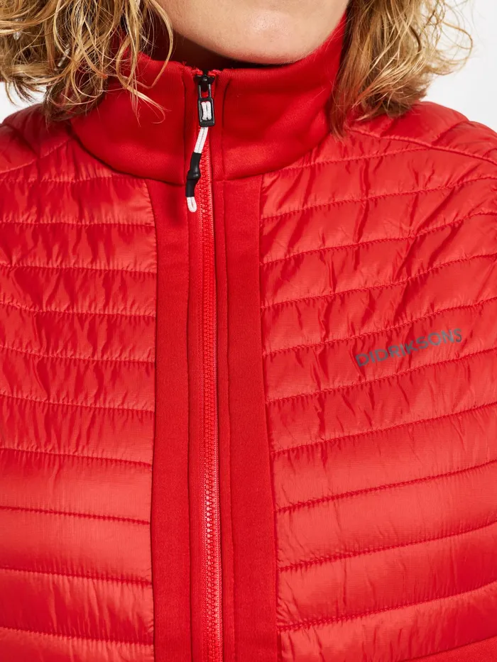 Women Annema Vest Lava Red Didriksons Vests