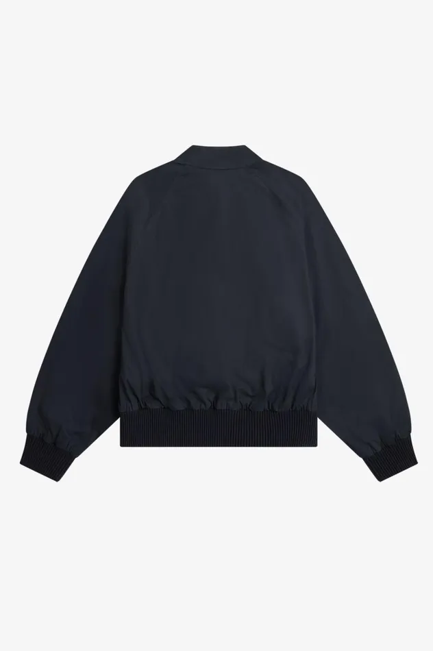 Women Batwing ZipThrough Jacket Navy Fred Perry Coats and Jackets