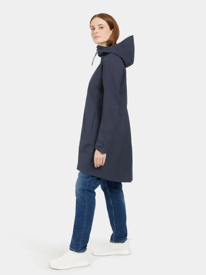 Women Bea Parka Dark Night Blue Didriksons Spring Jackets