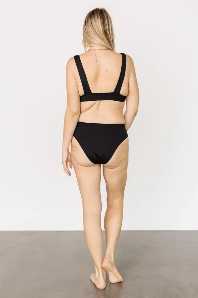 Women Bikini Baltic Born Formentera Pullover Bikini Top Black