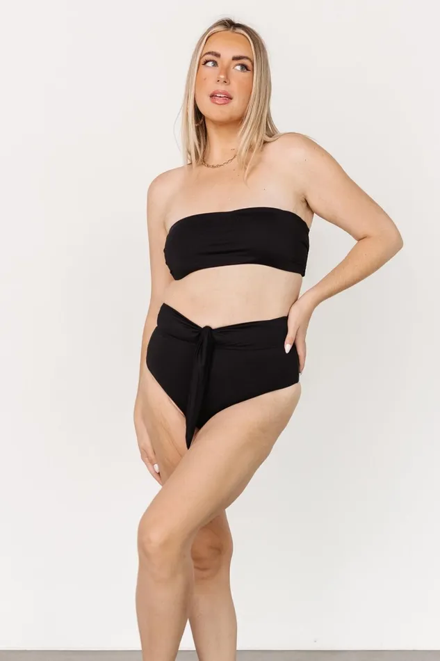 Women Bikini Baltic Born Milos High Waist Bikini Bottom Black Women Bikini Baltic Born Milos High Waist Bikini Bottom Black