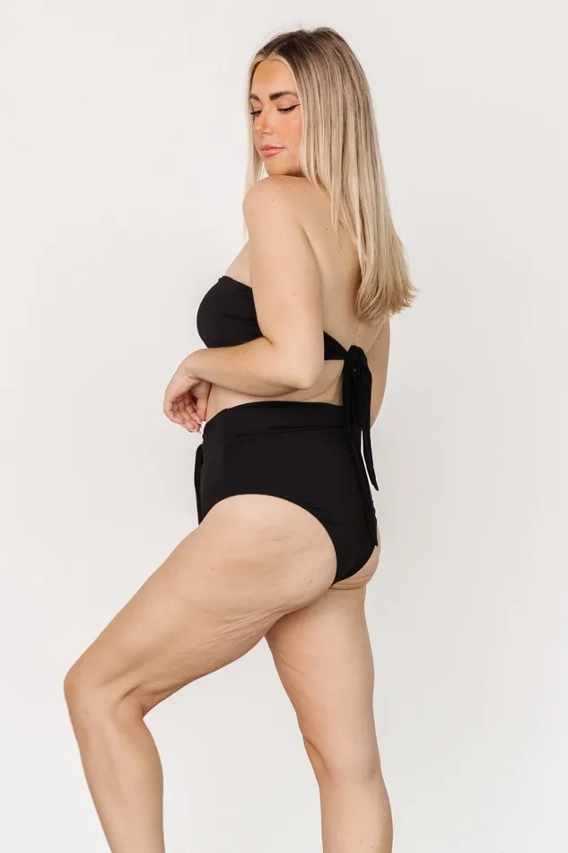 Women Bikini Baltic Born Milos High Waist Bikini Bottom Black Women Bikini Baltic Born Milos High Waist Bikini Bottom Black