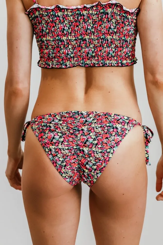 Women Bikini Baltic Born Nikki Neon Floral Bikini Bottom Nikki Neon Floral Bikini Bottom