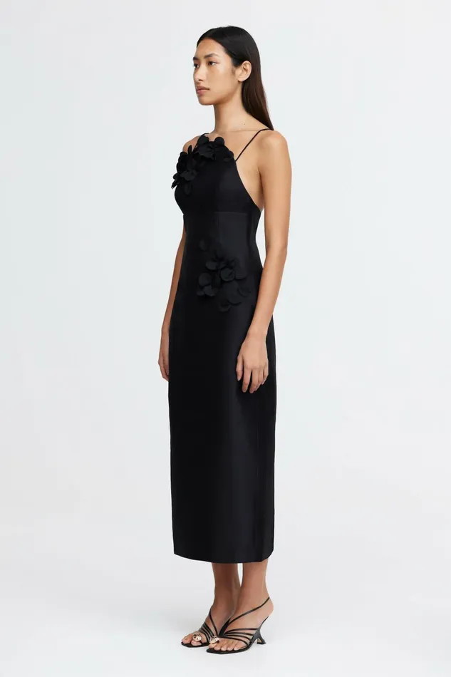 Women BILSTON MIDI DRESS Black Acler Midi Dresses