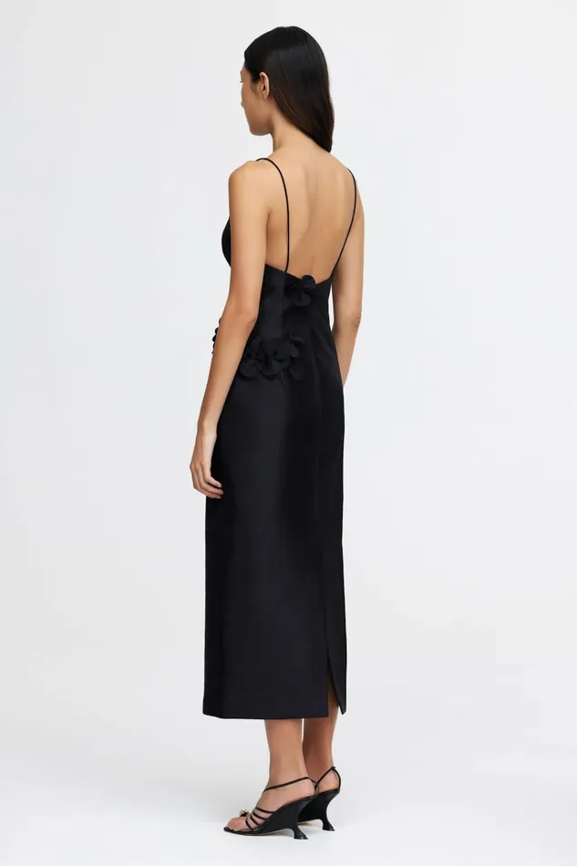 Women BILSTON MIDI DRESS Black Acler Midi Dresses