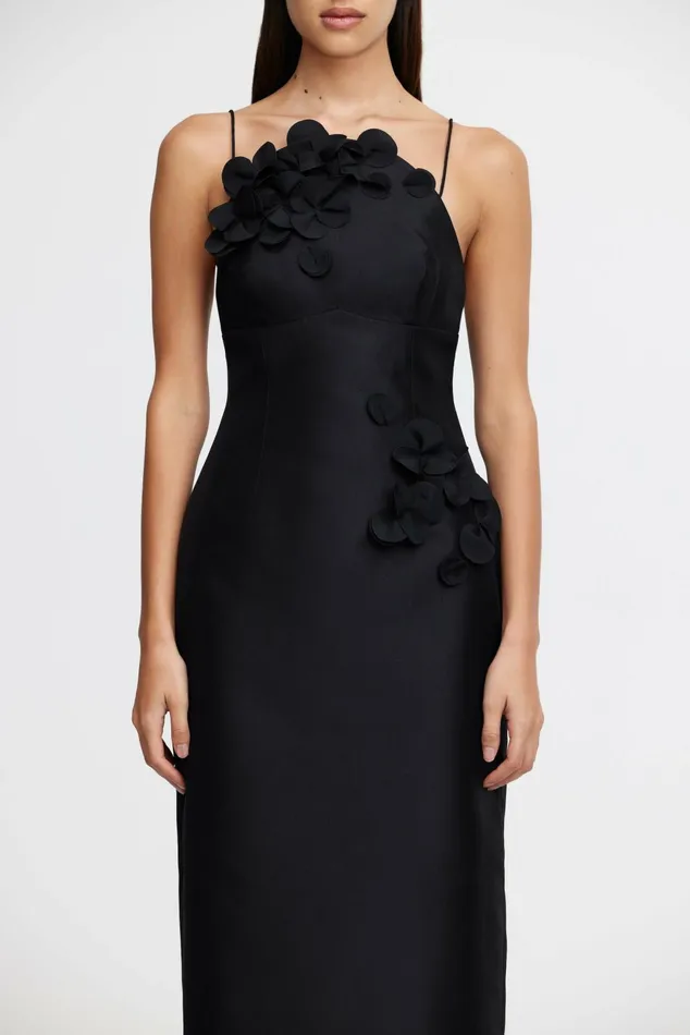 Women BILSTON MIDI DRESS Black Acler Midi Dresses