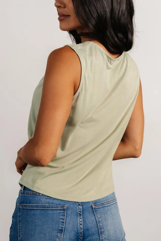 Women Blouses Shirts Baltic Born Jia Ruched Tank Top Light Sage Women Blouses Shirts Baltic Born Jia Ruched Tank Top Light Sage