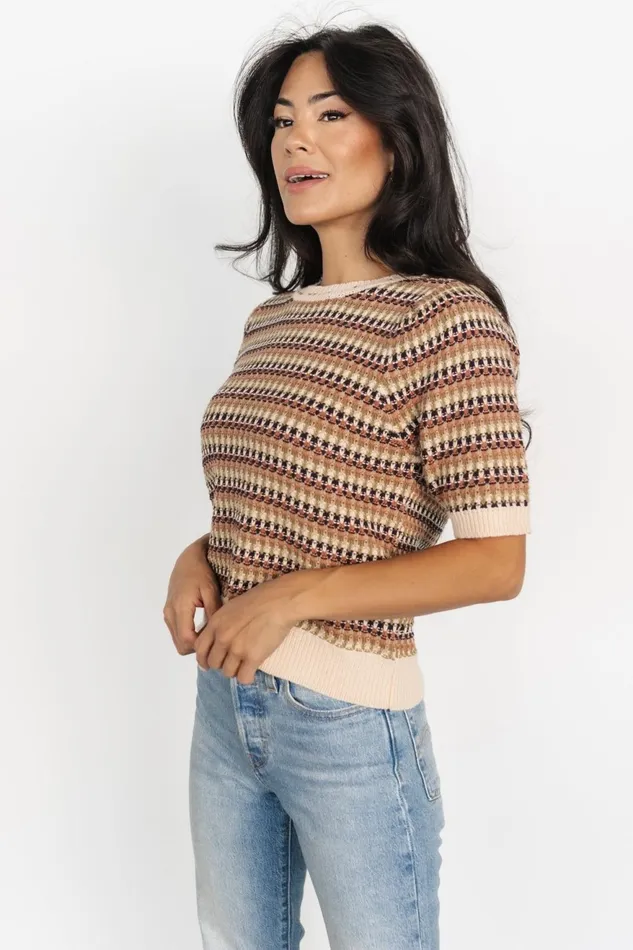 Women Blouses Shirts Baltic Born Scout Knit Sweater Top Multi Women Blouses Shirts Baltic Born Scout Knit Sweater Top Multi