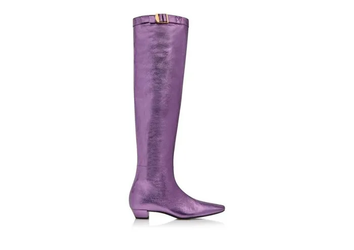Women Boots Tom Ford Leather Over The Knee Boot Mauve
