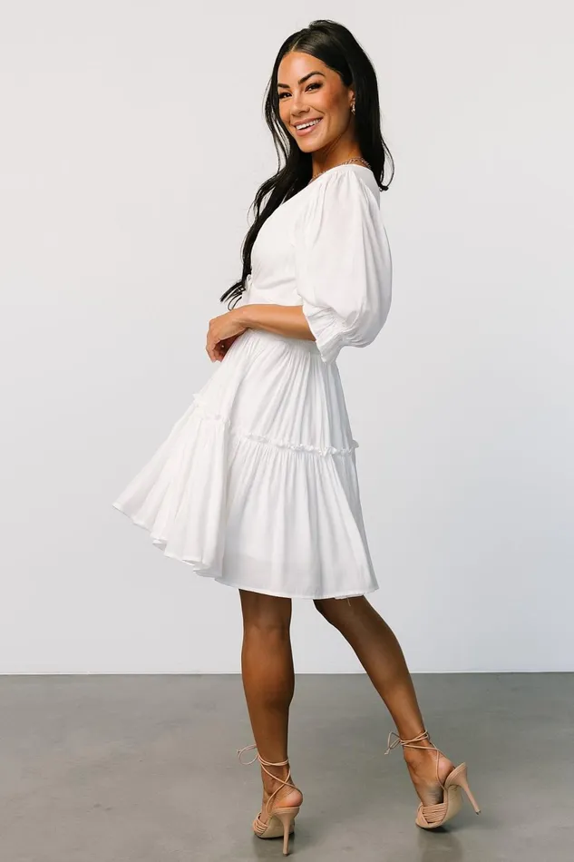Women Bridal Baltic Born Gisela Short Dress Off White
