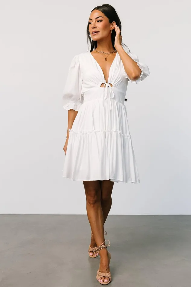 Women Bridal Baltic Born Gisela Short Dress Off White
