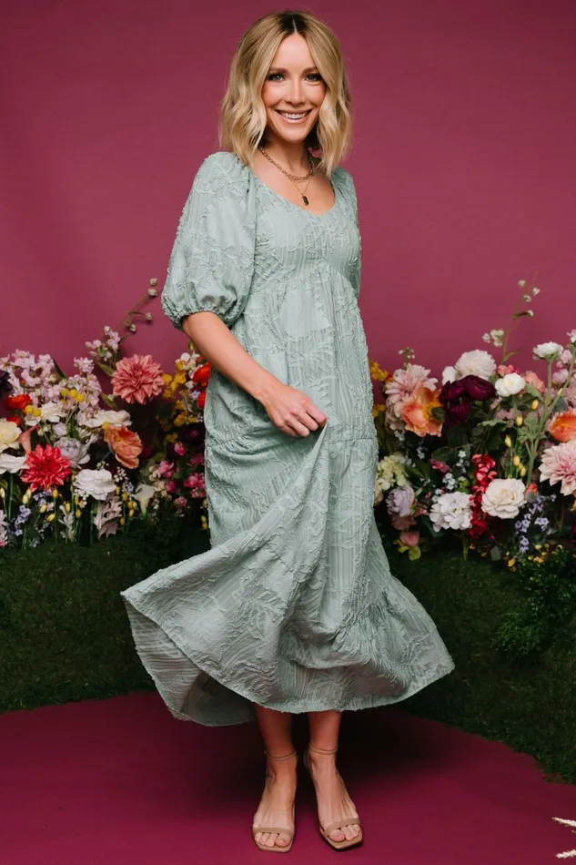 Women Bump Friendly Baltic Born Hayward Dress Sage