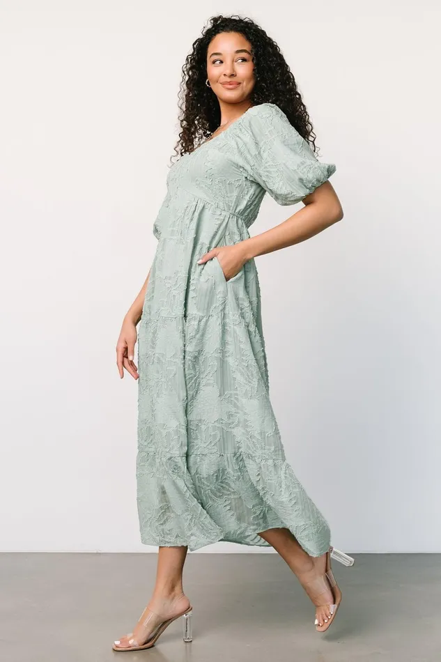 Women Bump Friendly Baltic Born Hayward Dress Sage